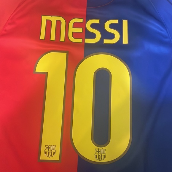 Messi 2008/09 Home Jersey Size Large - Picture 4 of 4